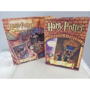 NEW Lot 2 Harry Potter Hagrid Mirrior Griphook Puzzle Vintage 300 & 250 Pcs New